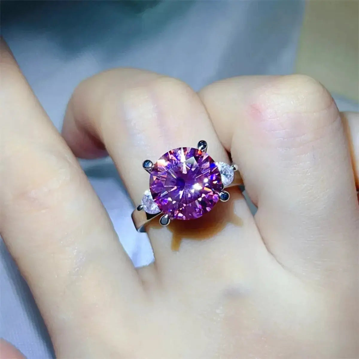 5 Carat Moissanite 925 Sterling Silver Ring - Makw Official Site