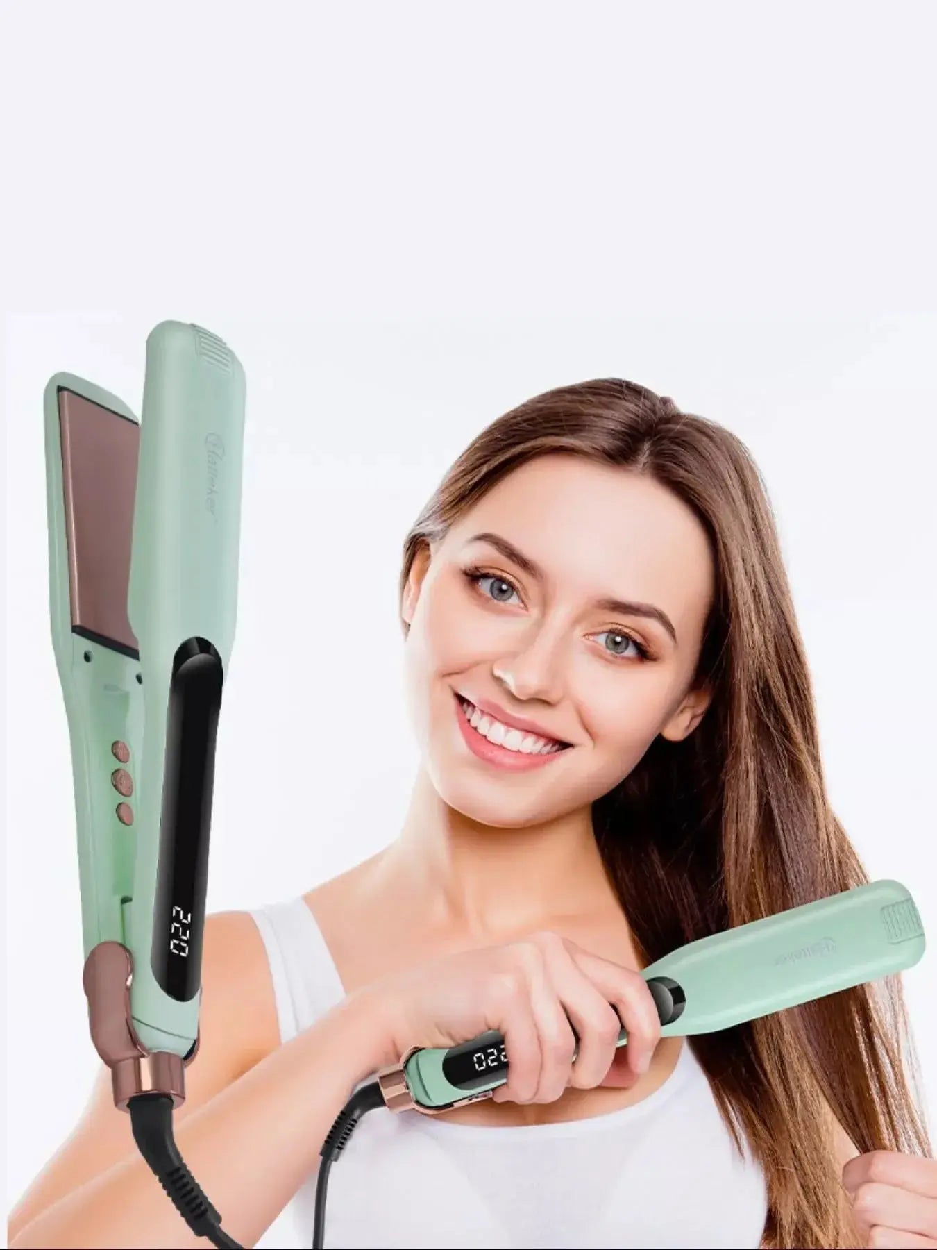 Adjustable Temperature Hair Straightener - Makw Official Site