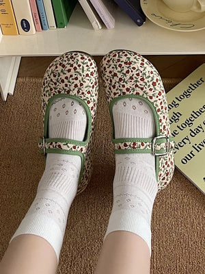 Round Toe Flat Slip-Ons - Makw Official Site