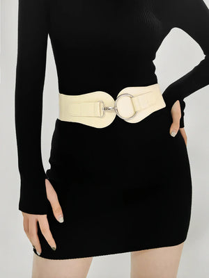 PU Elastic Wide Belt - Makw Official Site