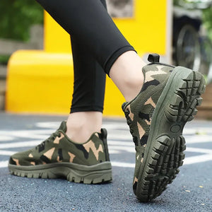 Camouflage Lace Up Mesh Breathable Athletic - Makw Official Site