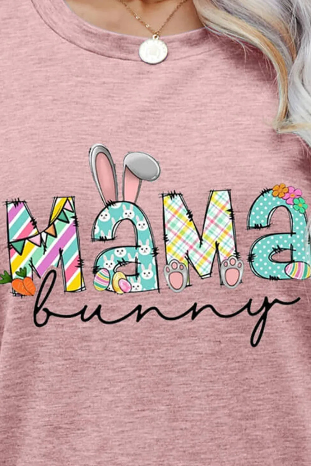 MAMA BUNNY Easter Graphic Tee - Makw Official Site