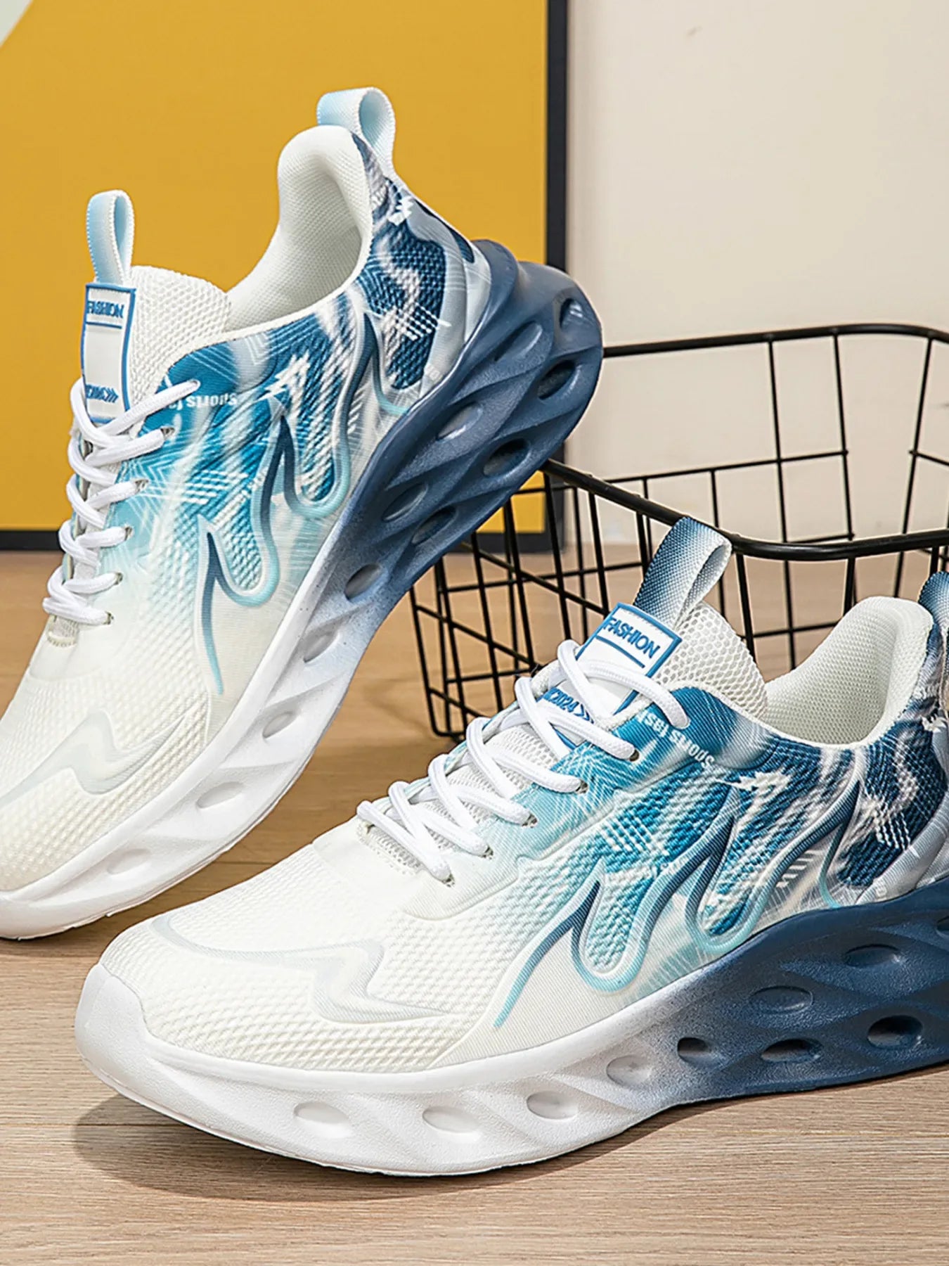 Round Toe Lace Up Mesh Athletic - Makw Official Site