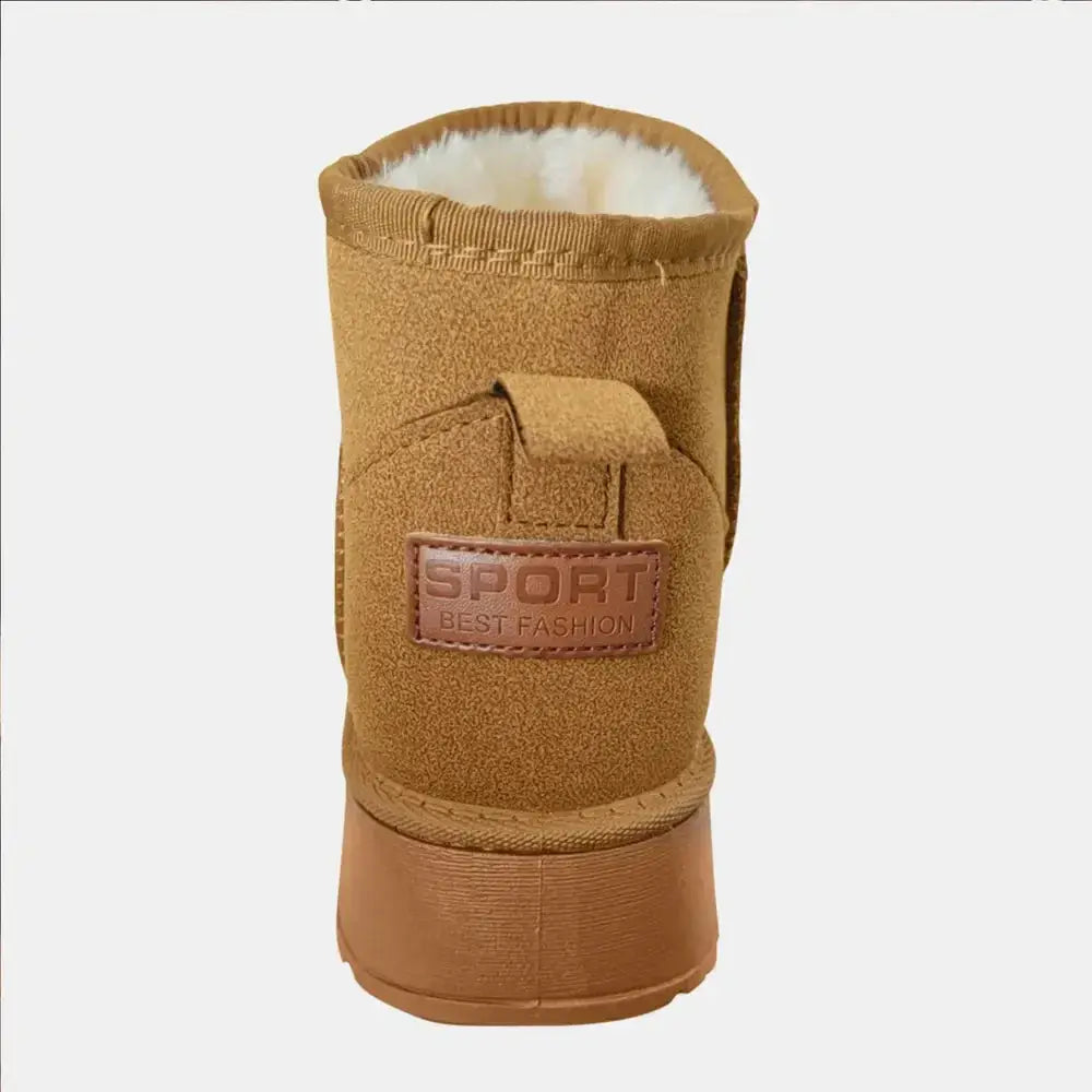 Fleece Lined Chunky Platform Mini Boots - Makw Official Site