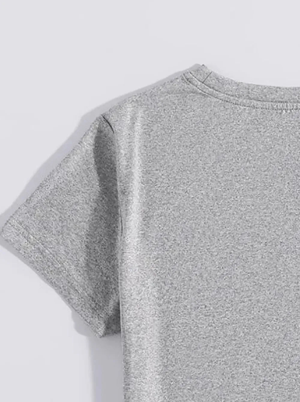 Graphic Round Neck Short Sleeve T-Shirt - Makw Official Site