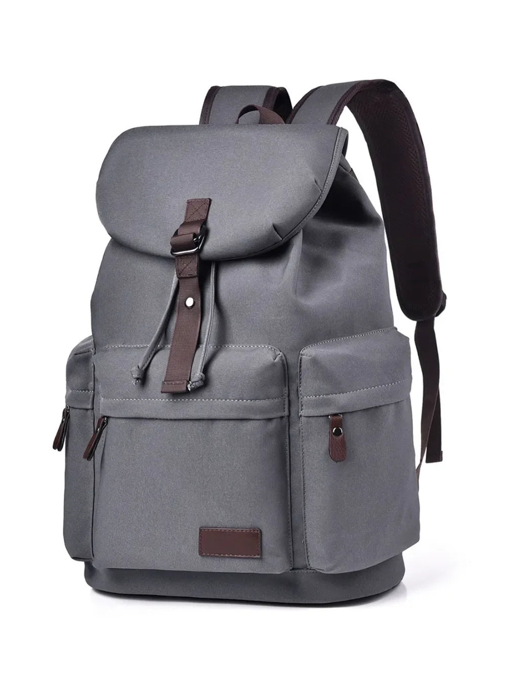 Multi Pockets Adjustable Strap Canvas Backpack Bag - Makw Official Site