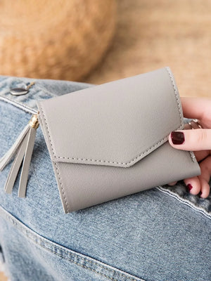 PU Leather Tassel Wallet - Makw Official Site