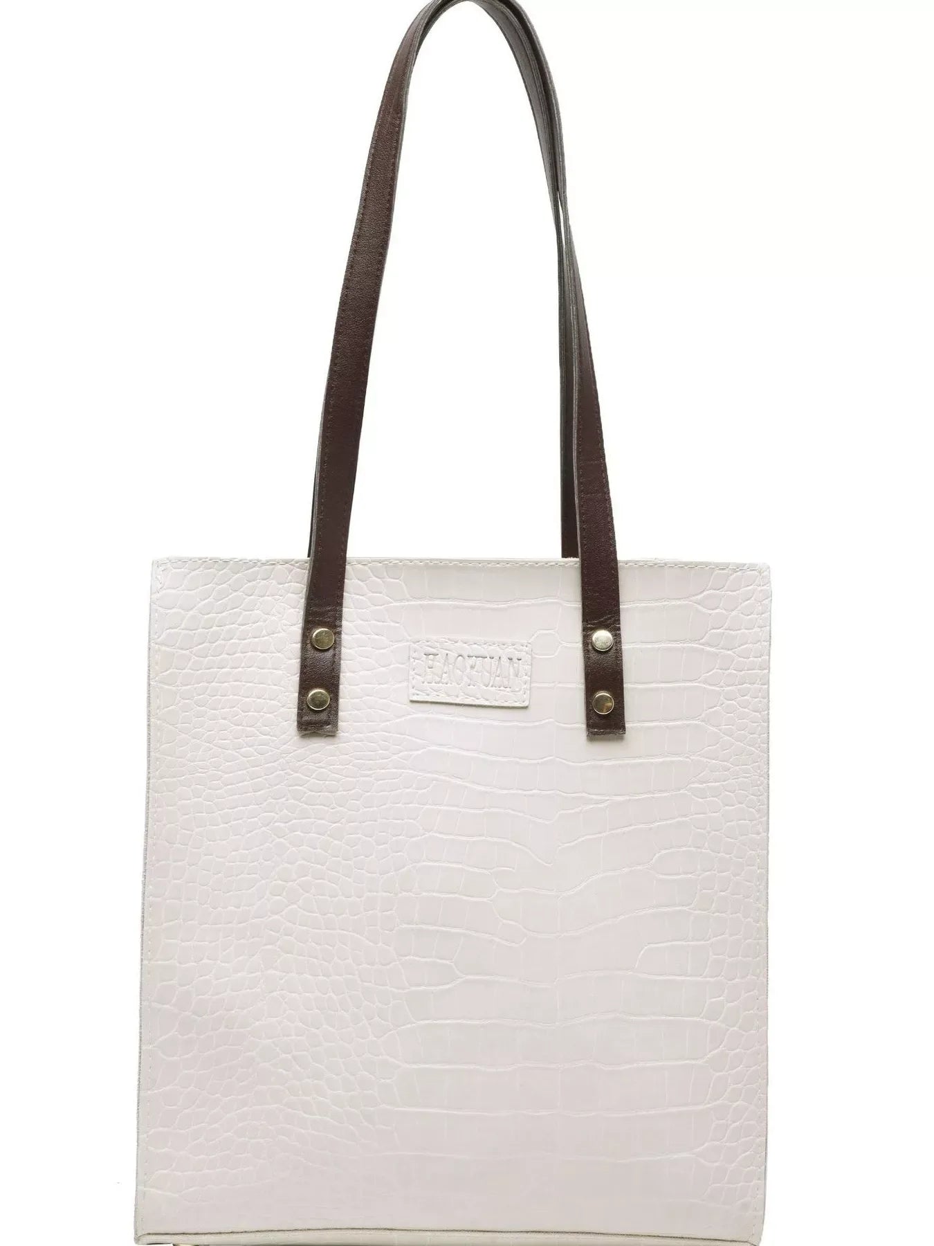 Leather Tote Shoulder Bag - Makw Official Site