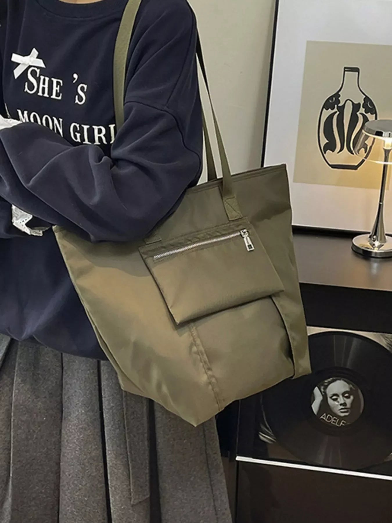 Casual Lightweight Nylon Shoulder Bag - Makw Official Site