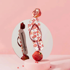 Fruit Print Summer Toe Post Slippers - Makw Official Site