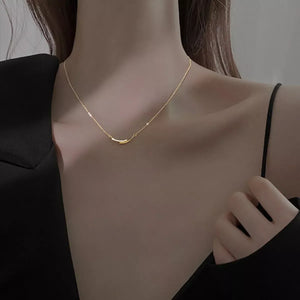 925 Sterling Silver Rhinestone Necklace - Makw Official Site