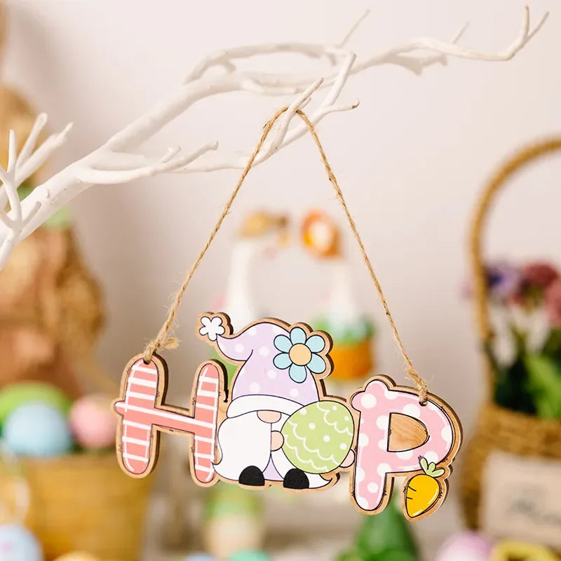Easter Letter Wooden Hanging Widget - Makw Official Site