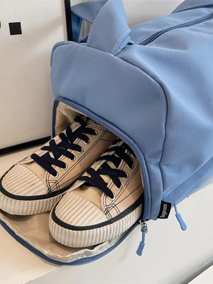 Adjustable Strap Solid Color Travel Bag - Makw Official Site