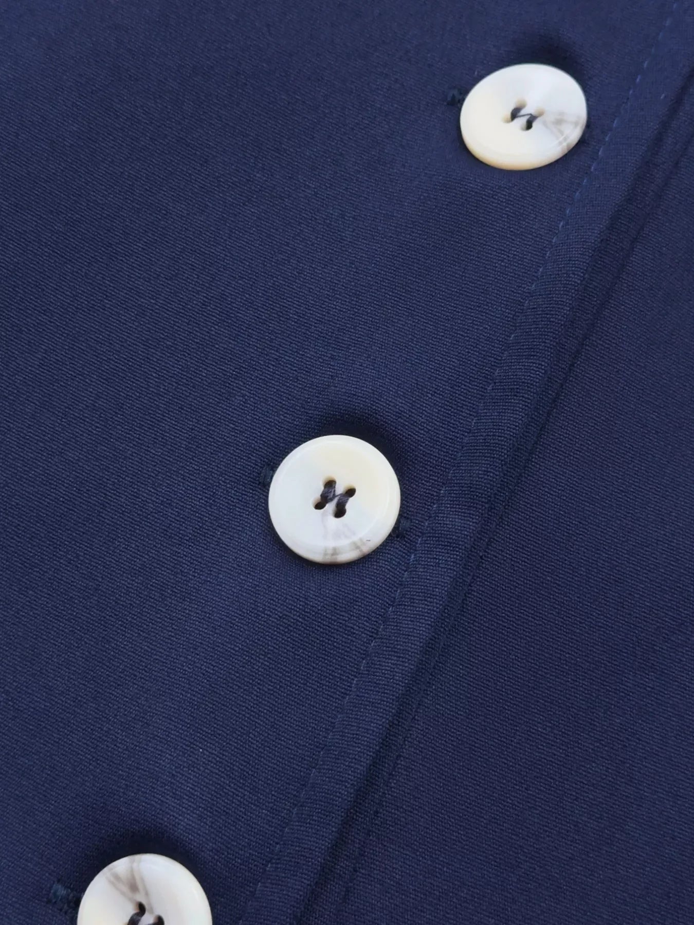 Button-Front A-Line Dress - Makw Official Site