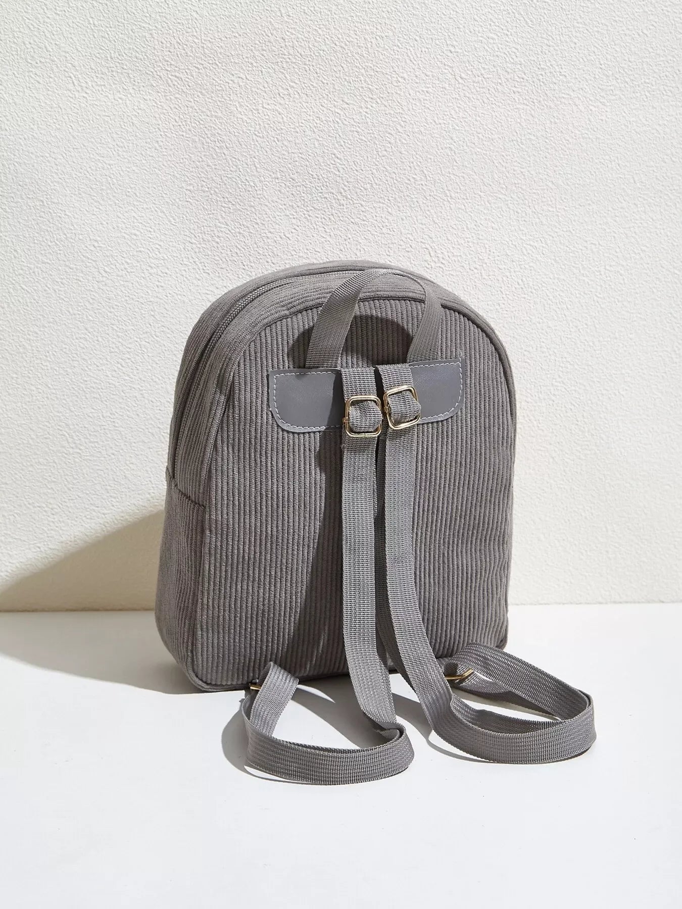 Casual Corduroy Backpack Bag - Makw Official Site