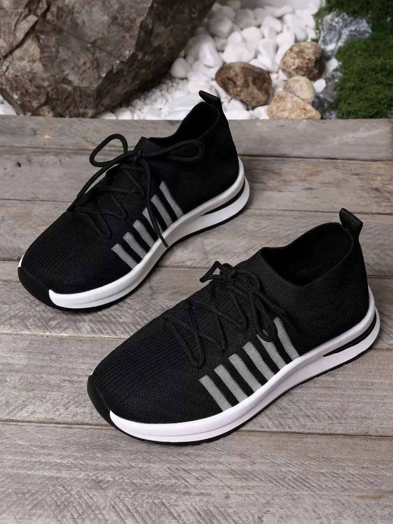 Round Toe Lace Up Athletic - Makw Official Site