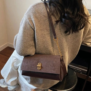 Chain Strap Flap Shoulder Bag - Makw Official Site