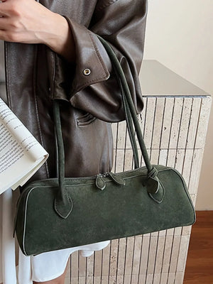 Solid Color Shoulder Bag - Makw Official Site