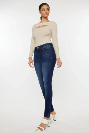 Kancan Mid Rise Gradient Skinny Jeans - Makw Official Site