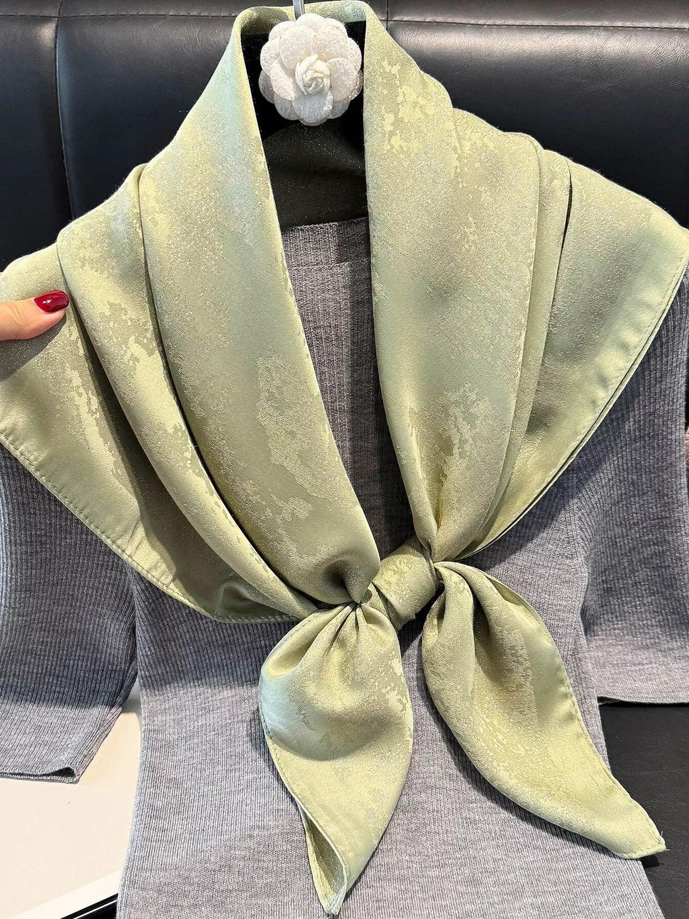 Lightweight Silk Scarf - Makw Official Site