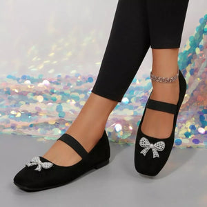 Square Toe Flats Slip-Ons - Makw Official Site