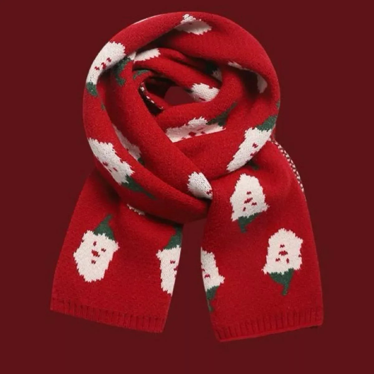 Christmas Knitted Scarf - Makw Official Site