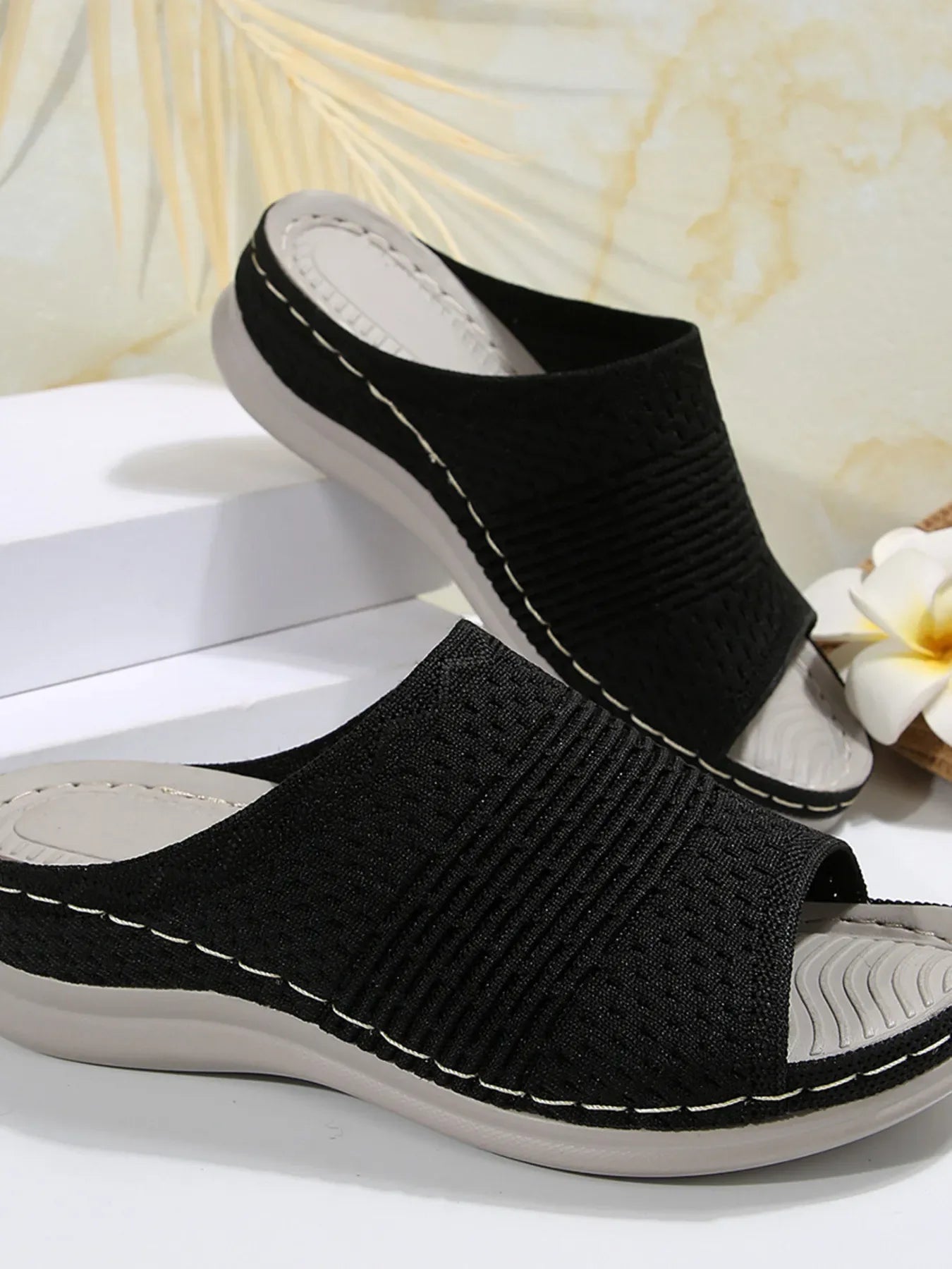 Mesh Open Toe Sandals - Makw Official Site