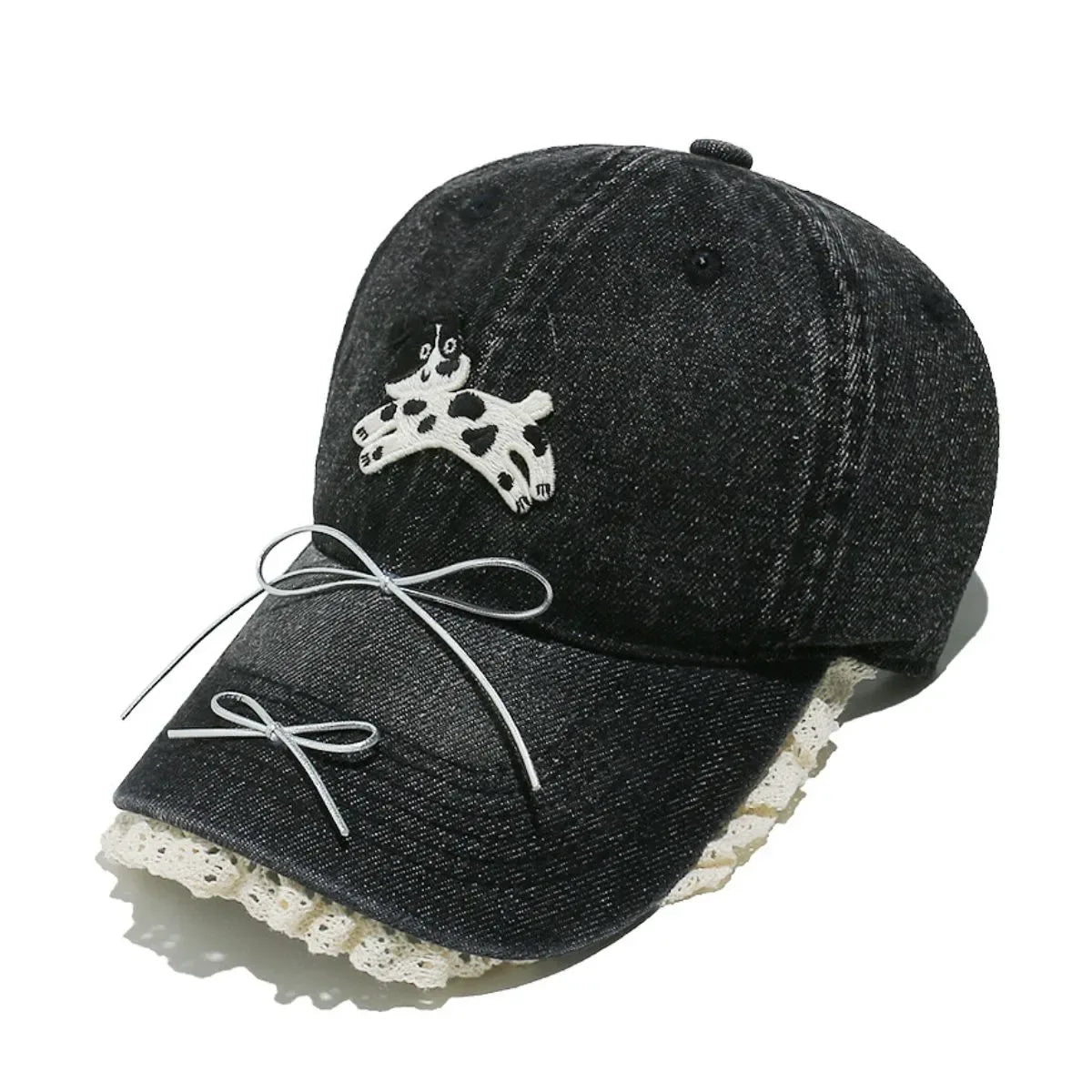 Dog Bow Adjustable Baseball Cap - Makw Official Site
