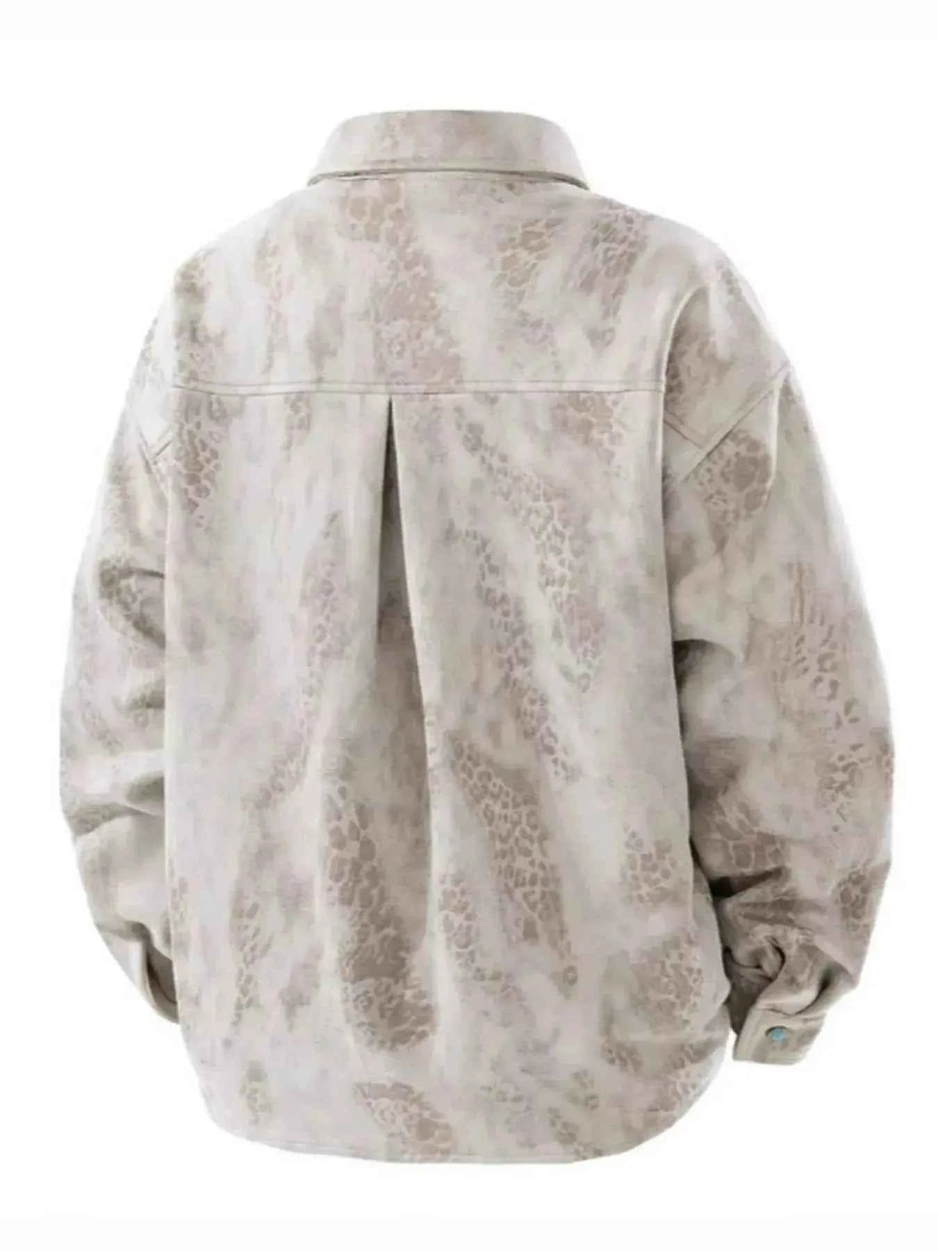 Men's Plus Size Button Up Casual Jacket