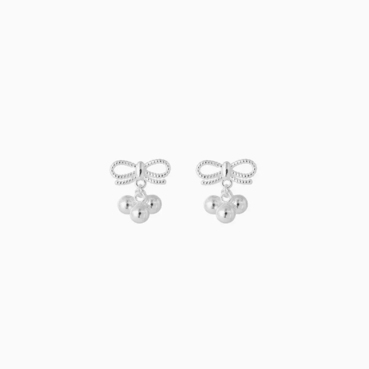 Bowknot Drop Earrings - Makw Official Site