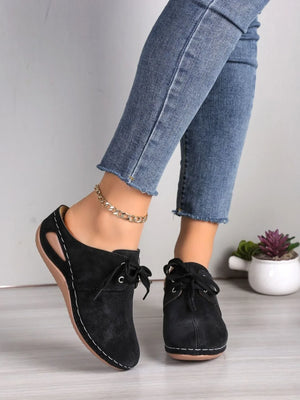 Breathable Lace-Up Slip-Ons - Makw Official Site