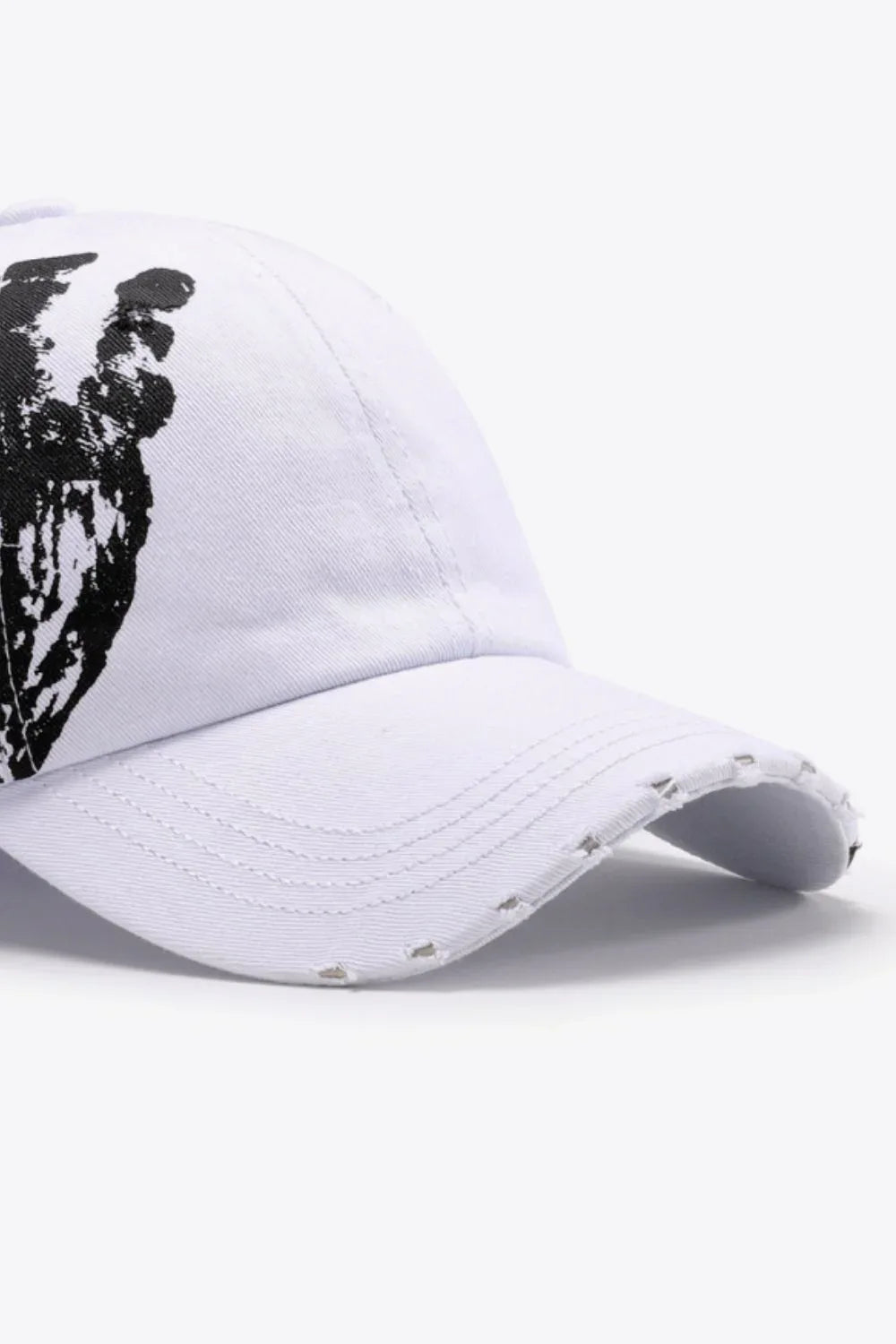 VIBRA Graphic Distressed Adjustable Baseball Cap - Makw Official Site