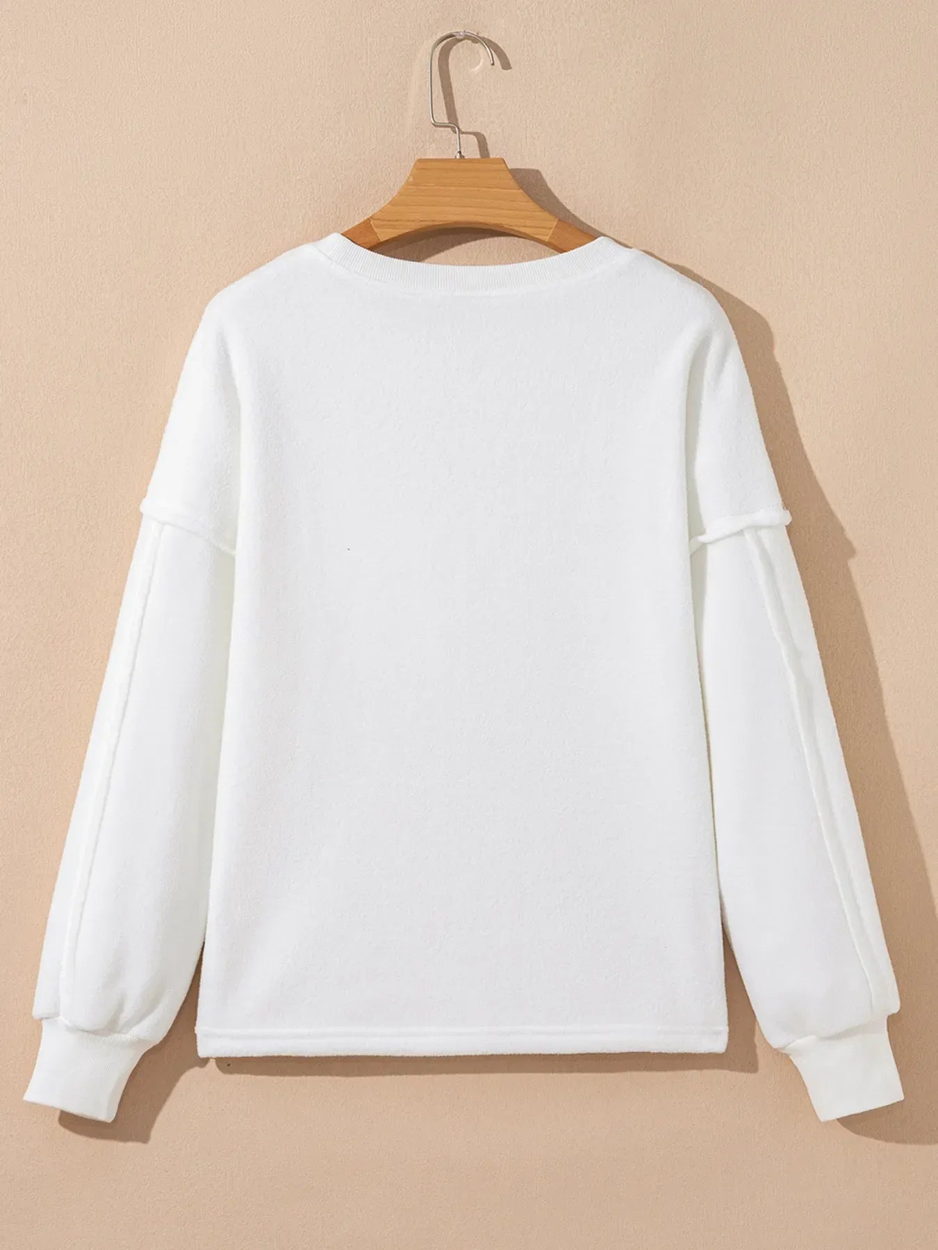 Exposed Seam Chest Pocket Knit Pullover Sweatshirt - Makw Official Site