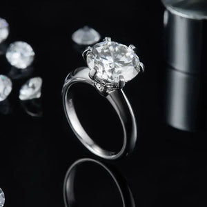 5 Carat Moissanite 925 Sterling Silver Ring - Makw Official Site