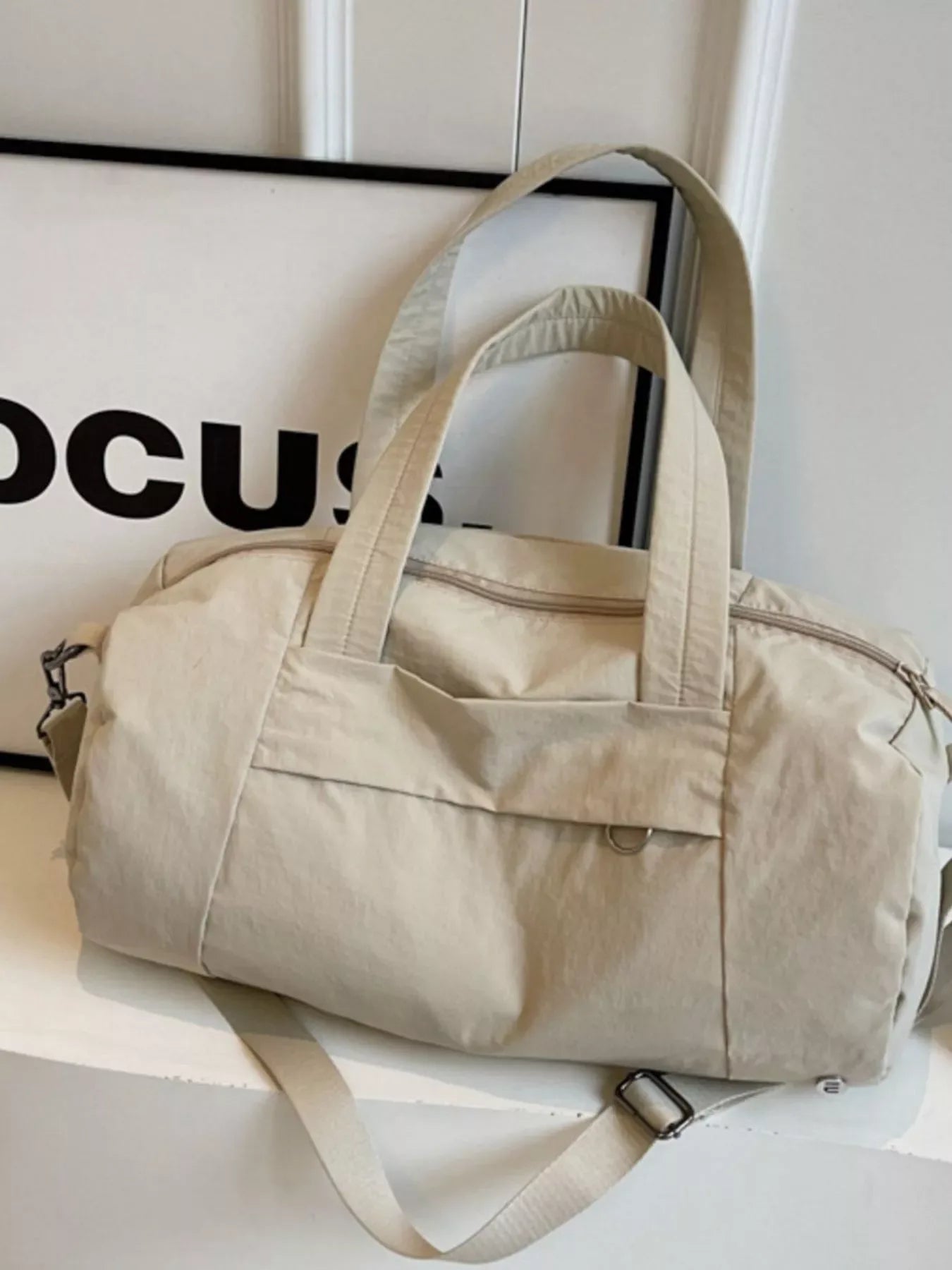 Solid Color Lightweight Travel Duffel Bag - Makw Official Site