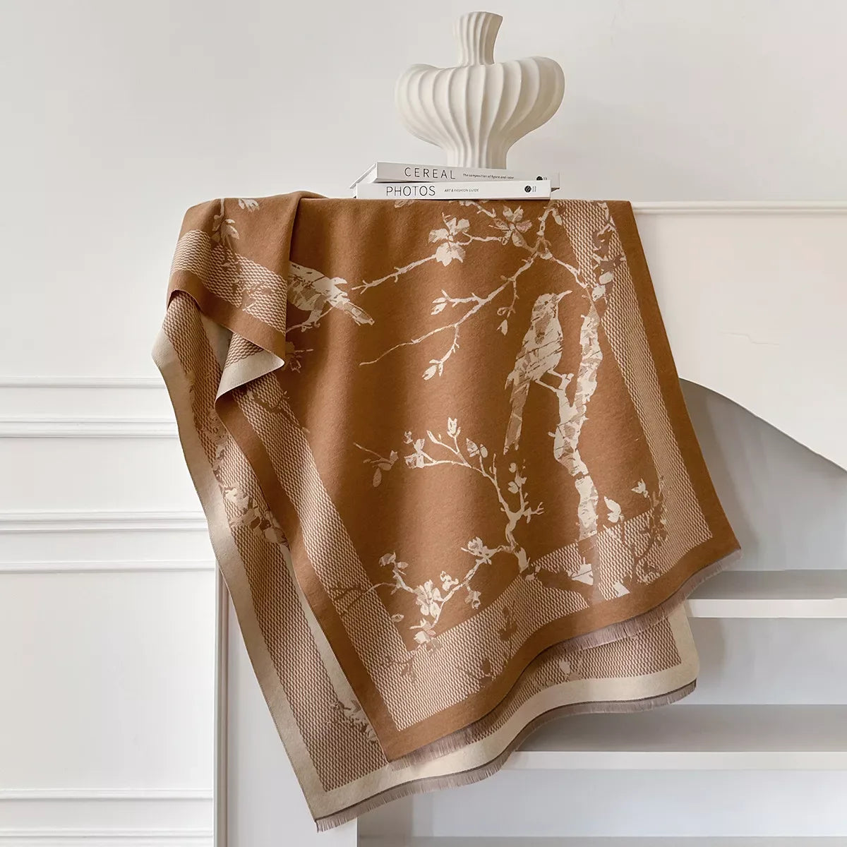 Raw Hem Winter Scarf - Makw Official Site