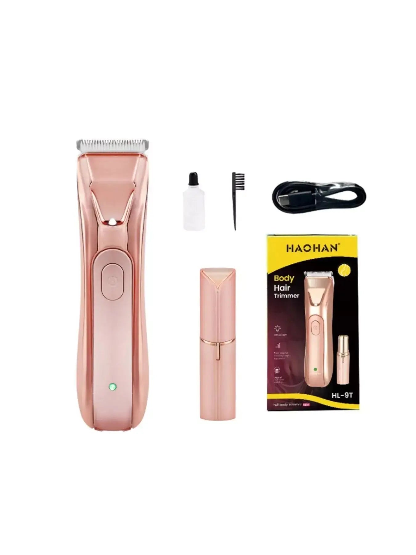 2-Piece Portable Rechargeable Hair Removal - Makw Official Site