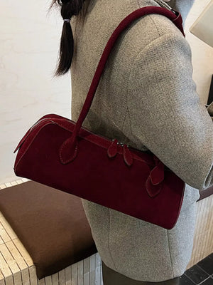 Solid Color Shoulder Bag - Makw Official Site