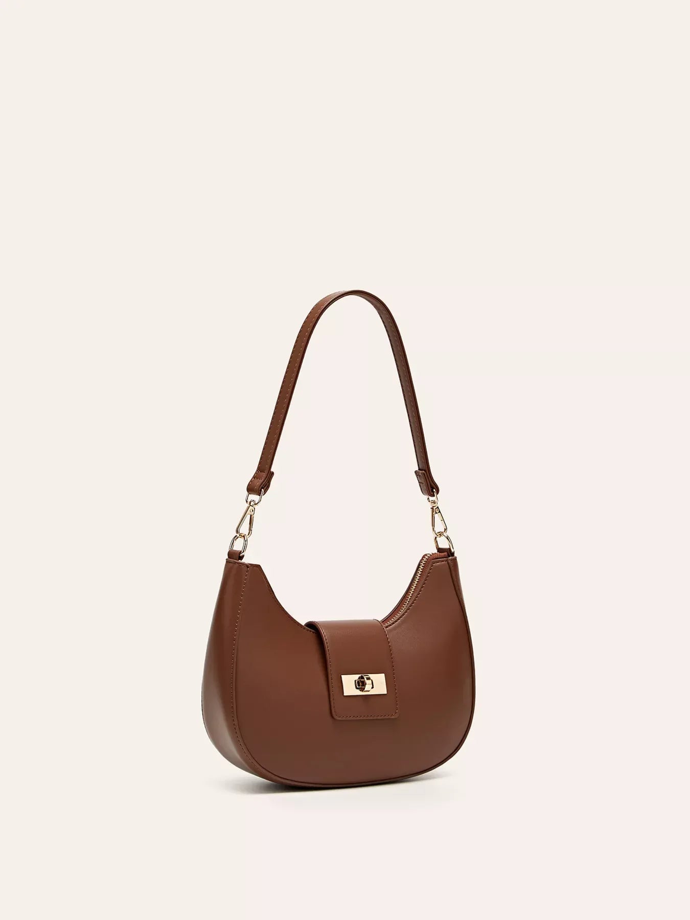 Buckle Closure Shoulder Bag - Makw Official Site
