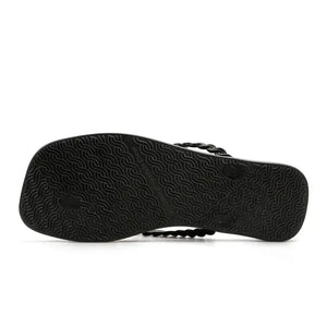 Braided Strap Beach Toe Post Slippers - Makw Official Site