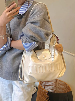 Adjustable Strap Convertible Shoulder Bag - Makw Official Site