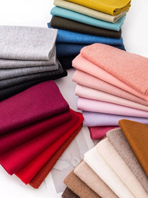 Solid Color Fringe Scarf - Makw Official Site