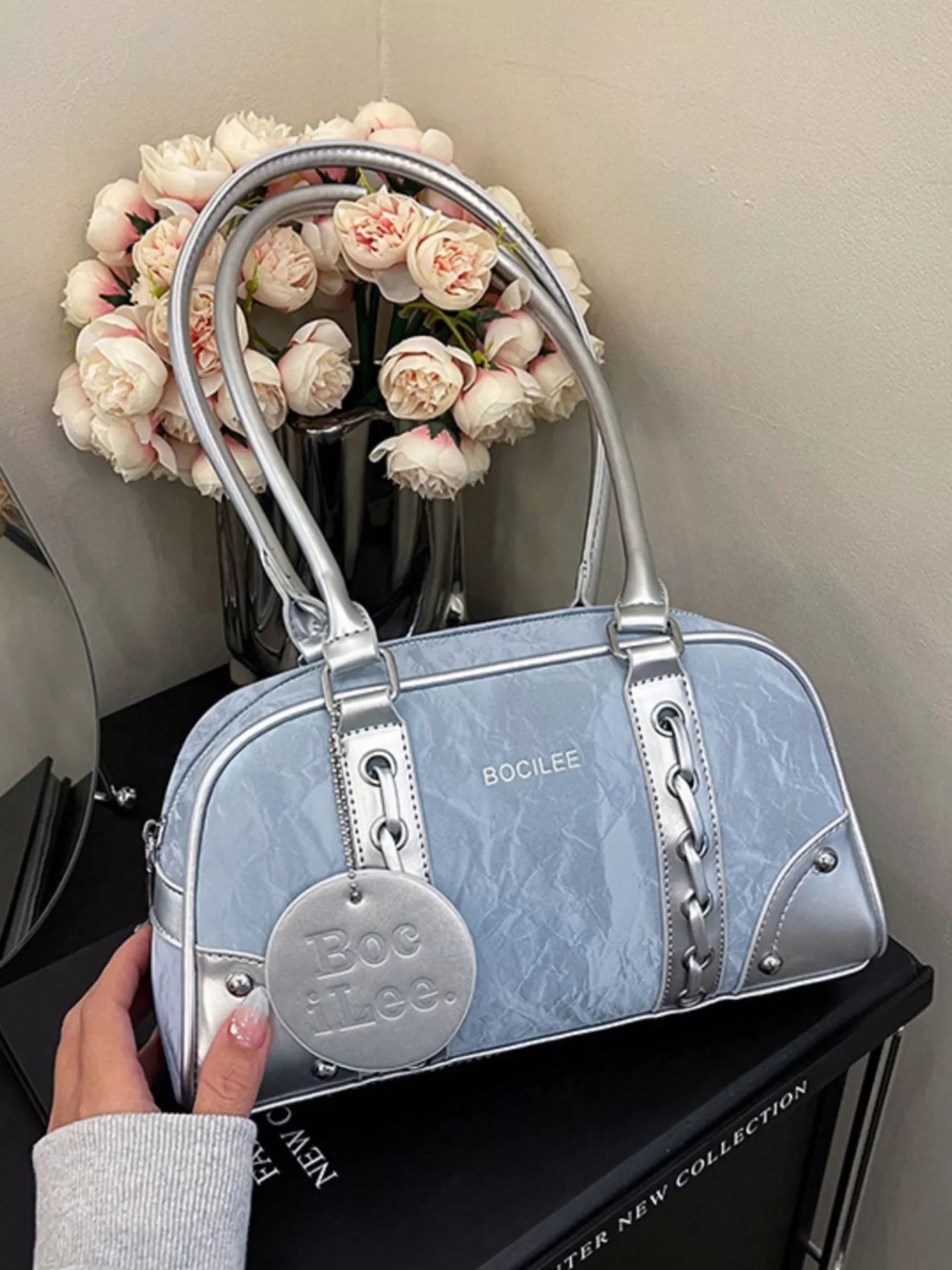 Top Handle Shoulder Bag - Makw Official Site