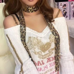 Sequin Glamour Scarf - Makw Official Site