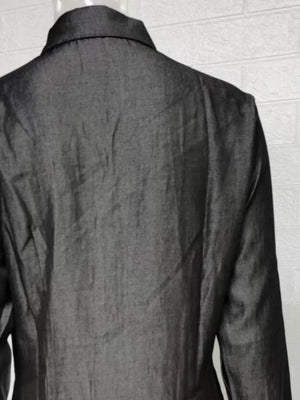 Full Size Button-Down Maxi Denim Dress Plus Size - Makw Official Site