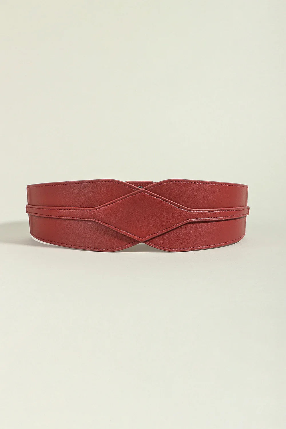 Elastic Wide PU Belt - Makw Official Site