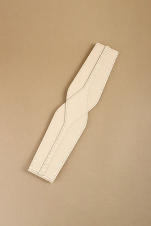 Elastic Wide PU Belt - Makw Official Site