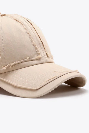 Distressed Adjustable Baseball Cap - Makw Official Site