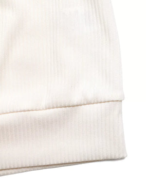 Plaid V-Neck Button Front Sweatshirt - Makw Official Site