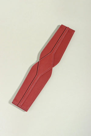 Elastic Wide PU Belt - Makw Official Site
